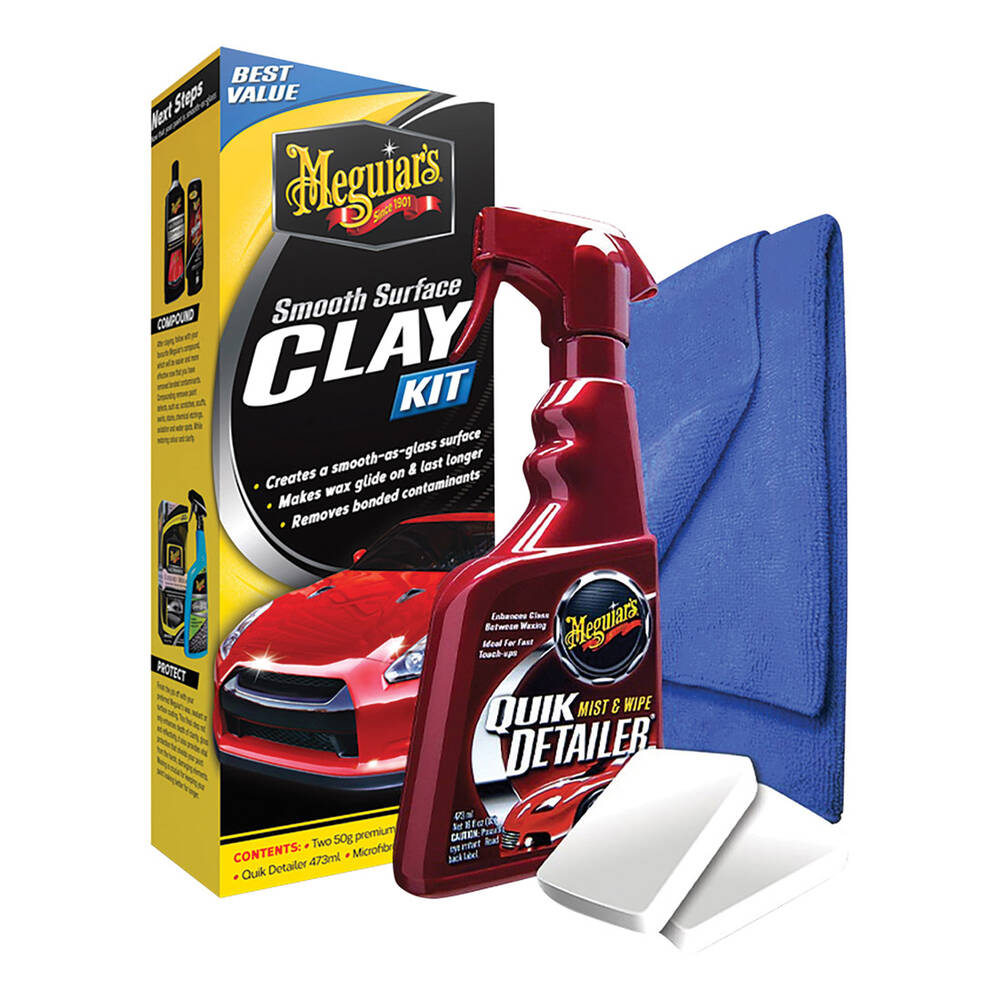 Clay Bar Kit: Meguiar’s Smooth Surface Clay Kit