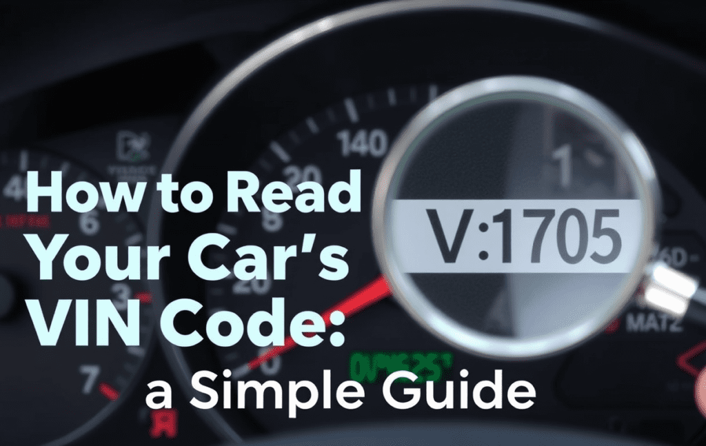 How to Read Your Car's VIN Code: A Simple Guide.